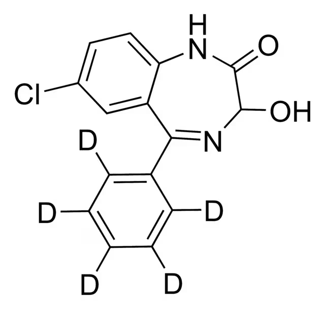 奧沙西泮-D5 標(biāo)準溶液 100μg/mL