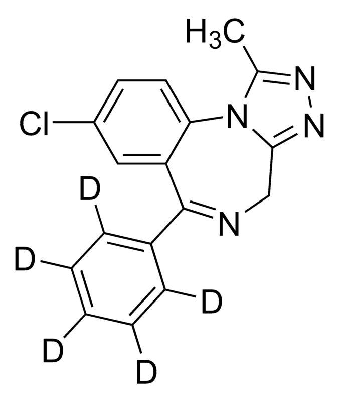 阿普唑侖-d5標準品