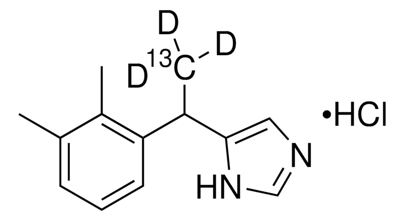 美托咪定-13C,d3鹽酸鹽標準品