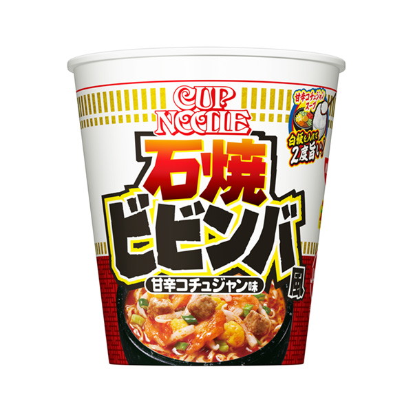 食品包裝設(shè)計(jì)欣賞杯面石燒拌飯風(fēng)甜辣辣醬味大日清食品(圖1)