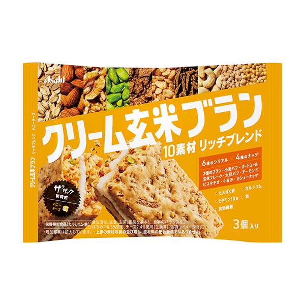 食品包裝設(shè)計(jì)欣賞奶油糙米白蘭地混合親愛(ài)的奶酪朝日集團(tuán)食品(圖1)