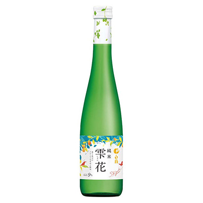 包裝創(chuàng)意設(shè)計欣賞綴纂~花純米白鶴酒造(圖1)