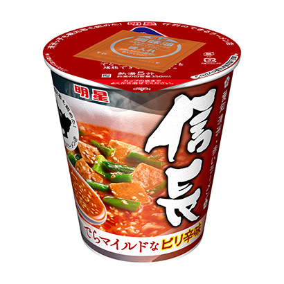 包裝創(chuàng)意設計欣賞明星信長紅色拉面明星食品(圖1)