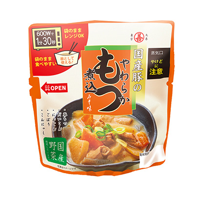 微波爐國(guó)產(chǎn)豬的軟燉味噌味丸善家常菜類包裝設(shè)計(jì)(圖1)