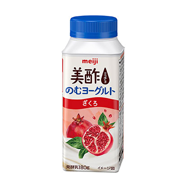 包裝設(shè)計(jì)欣賞醋拌酸奶＜石榴＞ (明治) (圖1)
